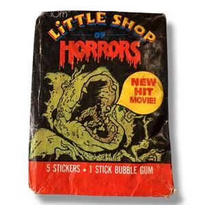 Vintage Topps Little Shop of Horrors Trading Cards 1986 Unopened